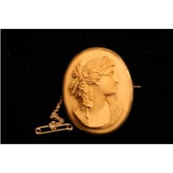 Victorian Period Lava Cameo #958876