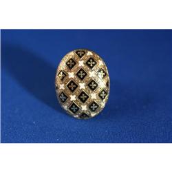 1920's large 14K Gold and Enamel Ring-LOWER RES #958881