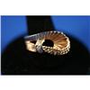  Sculptural 14K gold ring w/diamonds-LOWER RES! #958917
