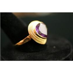 Fabulous  Amethyst and 14K Gold Ring #958919