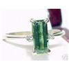 18K white gold Diamond and Tsavorite ring #958920