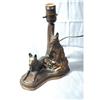 Image 1 : Cast Metal  Copper German Sheppard Table Lamp #958937
