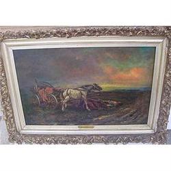 OIL ON CANVAS "ABANDONED" #973700