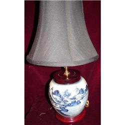 CHINESE EXPORT BLUE AND WHITE LAMP #973708