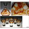 Image 1 : CUT & ENGRAVED 7 PC LIQUEUR SET MOSER / CG085 #973807