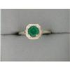 Image 1 : ANTIQUE 14k GOLD  Filigree EMERALD Ring #973855