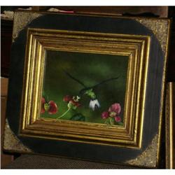 Outstanding Oil on Board, Humming Bird #973979