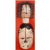 Image 1 : African Antique Mask, Rare 3 Heads, Ibibio #974347
