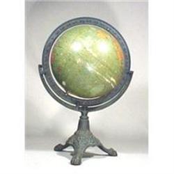 Antique Terrestrial Table Globe Johnston #974391