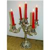 Image 1 : Flower Engraved Silver pl. Candelabra 5 arm #974762
