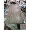 Image 3 : LARGE WOOD TABLE APPROX. W 47"  L 94.5"  H 30"