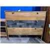 Image 2 : 3 DOOR DRESSER APPROX. W 17.5" L 37.5' H 32" & 2 NIGHTSTANDS APPROX. W 15.5" L 21.5" H 22"