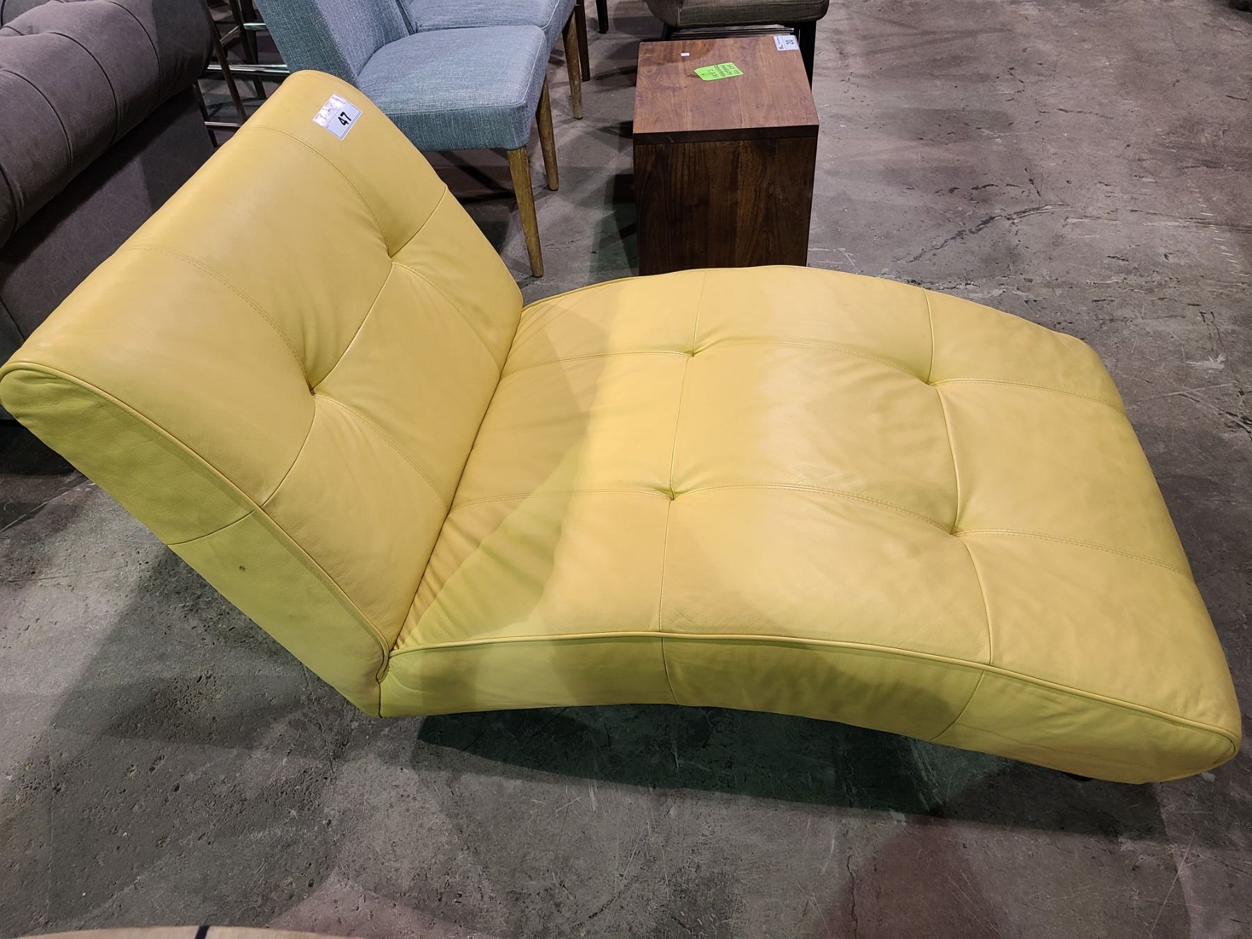 EQ3 YELLOW LOUNGE CHAIR - Able Auctions