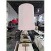 Image 2 : 2 GLOBAL VIEWS HAMMERED TABLE LAMPS