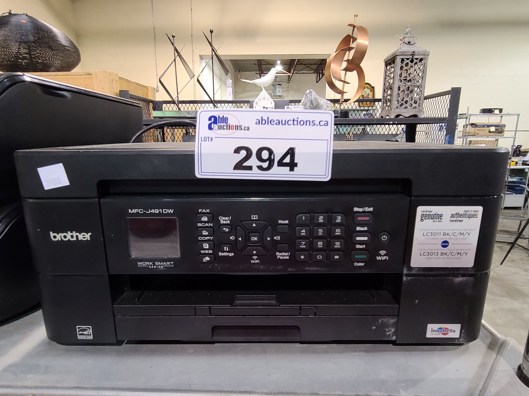 BROTHER MFC-J491DW PRINTER - Able Auctions
