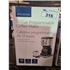 Image 1 : INSIGNIA 12-CUP PROGRAMMABLE COFFEE MAKER