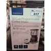 Image 1 : INSIGNIA 12-CUP PROGRAMMABLE COFFEE MAKER