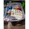 Image 1 : BIN OF ASSORTED TUPPERWARE GOODS