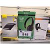 Image 1 : XBOX ONE LVL30 WIRED HEADPHONES, PLANTRONICS VOYAGER 5200 EARPHONE, & JABRA FREEWAY HANDSFREE