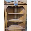 Image 2 : WOODEN CORNER SHELVING UNIT