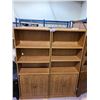 Image 1 : 2 WOODEN SHELVING UNITS