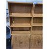 Image 2 : 2 WOODEN SHELVING UNITS
