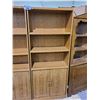 Image 3 : 2 WOODEN SHELVING UNITS