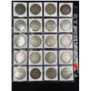 Image 2 : SHEET OF 20 MORGAN SILVER DOLLARS