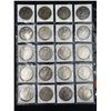 Image 2 : SHEET OF 20 MORGAN SILVER DOLLARS
