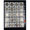 Image 2 : SHEET OF 20 MORGAN SILVER DOLLARS