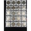 Image 2 : SHEET OF 20 MORGAN SILVER DOLLARS