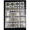 Image 2 : SHEET OF 20 MORGAN SILVER DOLLARS