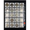 Image 2 : SHEET OF 20 MORGAN SILVER DOLLARS