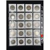 Image 2 : SHEET OF 20 US SILVER HALF DOLLARS
