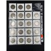 Image 2 : SHEET OF 19 US SILVER HALF DOLLARS