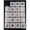Image 1 : SHEET OF 19 US SILVER HALF DOLLARS