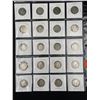 Image 2 : SHEET OF 20 US SILVER QUARTERS