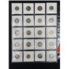 Image 2 : SHEET OF 20 US SILVER DIMES