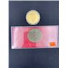 Image 2 : 2014 VE DAY 1945 ONE CROWN COIN AND 1970 HUDSON BAY MEDAL