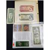 Image 1 : LOT OF ASSORTED COLLECTABLE CANADIAN AND AMERICAN BILLS AND COINS