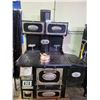 Image 1 : THE MALLEABLE STEEL RANGE MFGCO SOUTH BEND IND US VINTAGE STYLE CAST IRON WOOD BURNING STOVE NEVER