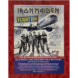 IRON MAIDEN FLIGHT 666 POSTER AUTOGRAPHED - Able Auctions