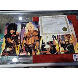 MOTLEY CRUE SHOUT AT THE DEVIL LP AUTOGRAPHED VINYL WITH