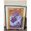 Image 1 : FRAMED BRUCE HAMPTON & THE AQUARIUM RESCUE UNIT AUTOGRAPHED POSTER