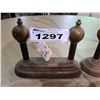 Image 2 : PAIR OF ANTIQUE DOOR HANDLES