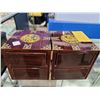 Image 2 : ANTIQUE CHINESE JEWELRY BOX & ANTIQUE TEA CADDY