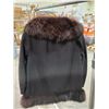 Image 2 : BLACK JACKET WITH FUR DETAILS