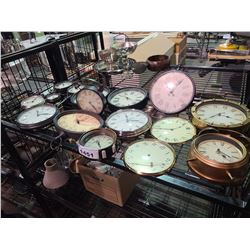 ASSORTED CLOCKS