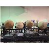 Image 1 : ASSORTED TEAK DECORATIVE SPHERES