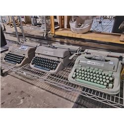 3 CASSAN TYPEWRITERS